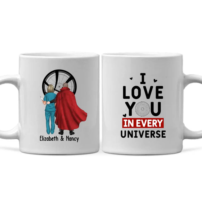 I Love You In Every Universe - Personalized Gifts Custom Mug For Him, Her, For Couples