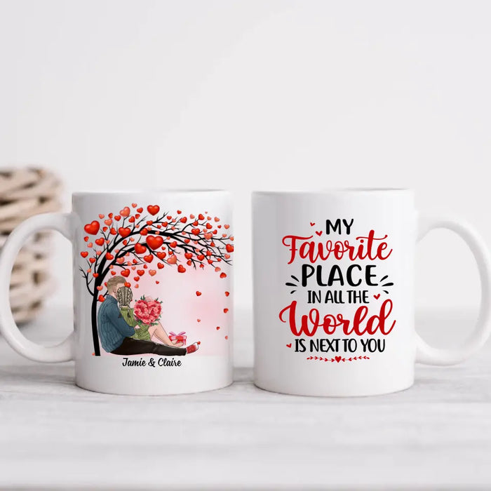 You Are My Today And All Of My Tomorrows - Personalized Valentine Gifts Custom Mug For Husband Boyfriend, For Couples