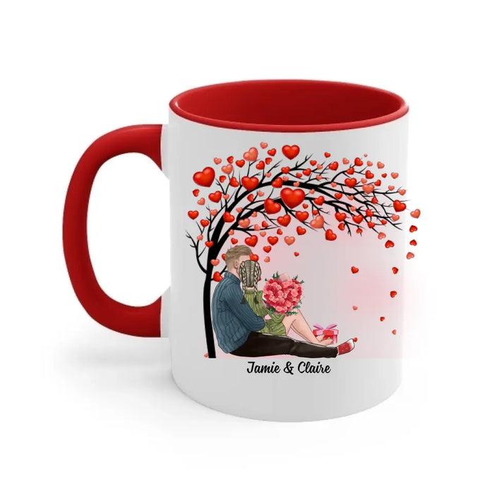 You Are My Today And All Of My Tomorrows - Personalized Valentine Gifts Custom Mug For Husband Boyfriend, For Couples