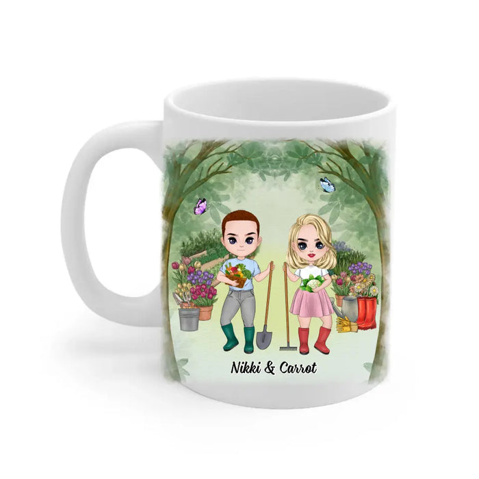 Gardening Partners For Life - Personalized Gifts Custom Mug For Couples, Him, Her, Gardening Lovers