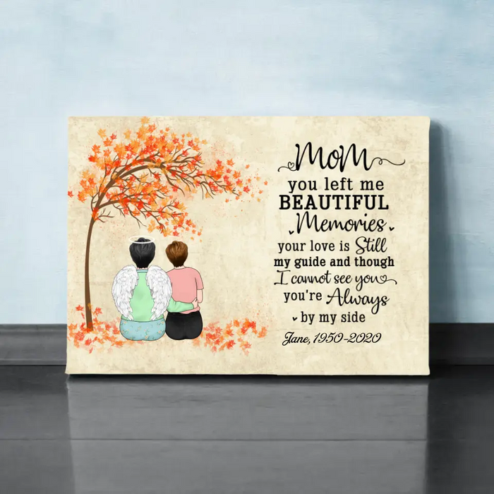Personalized Canvas, Memorial Gift for Mother Loss, Sympathy Gift, Gift for Memorial Day