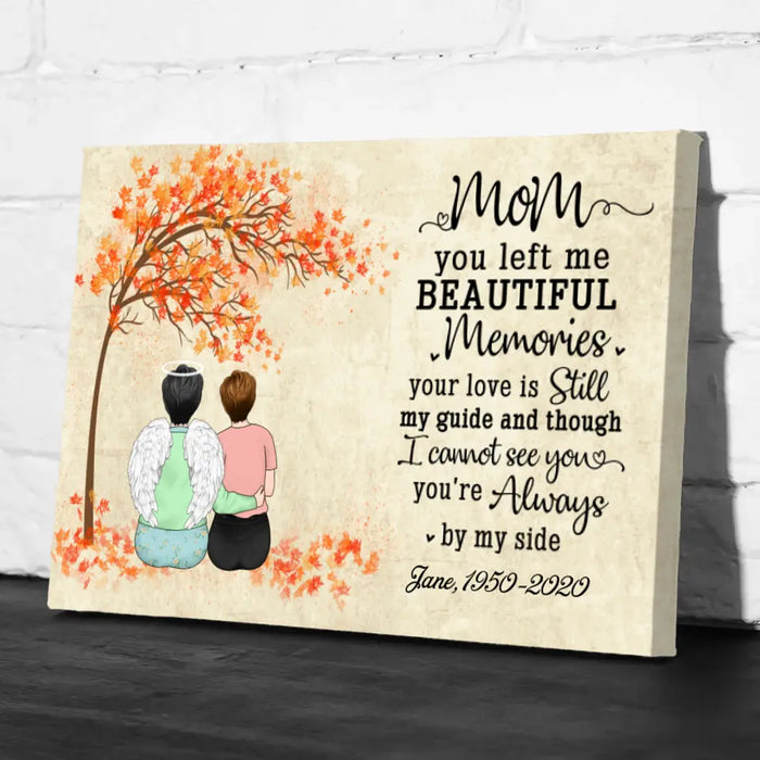 Personalized Canvas, Memorial Gift for Mother Loss, Sympathy Gift, Gift for Memorial Day