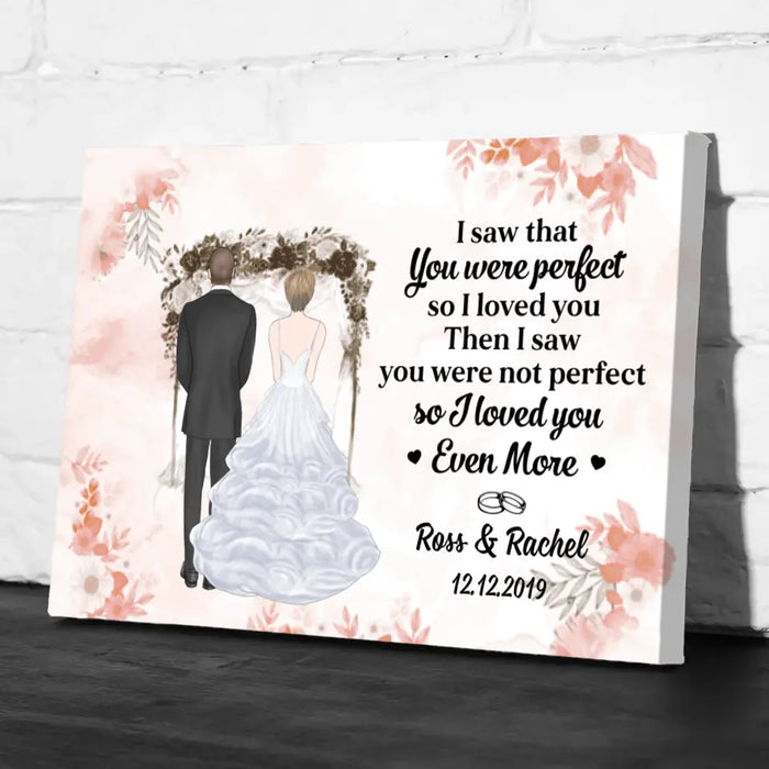 Personalized Canvas, Wedding Couple, I Am Yours And You Are Mine, Anniversary Gift For Couples