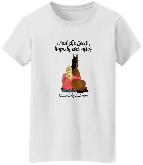 Life Is Better With Horses - Personalized Shirt Horse