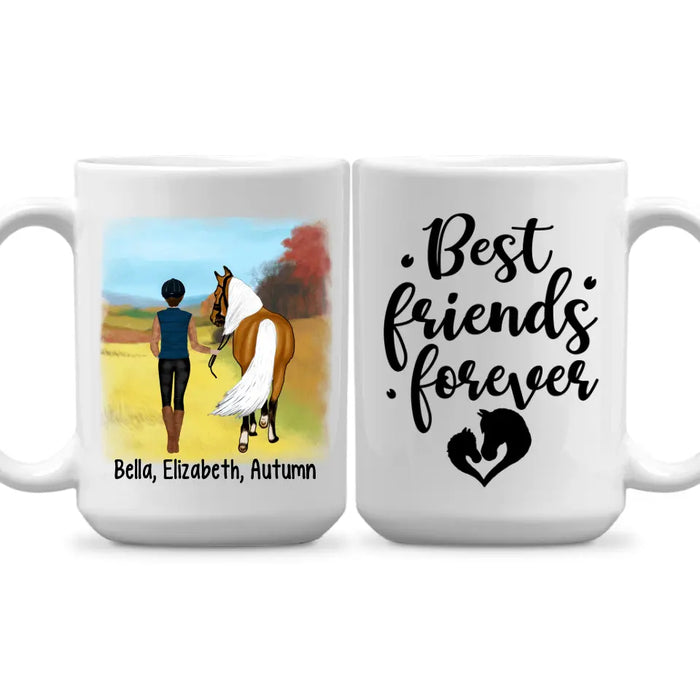 Once Upon A Time There Was A Girl - Personalized Mug For Her, Horse Lovers