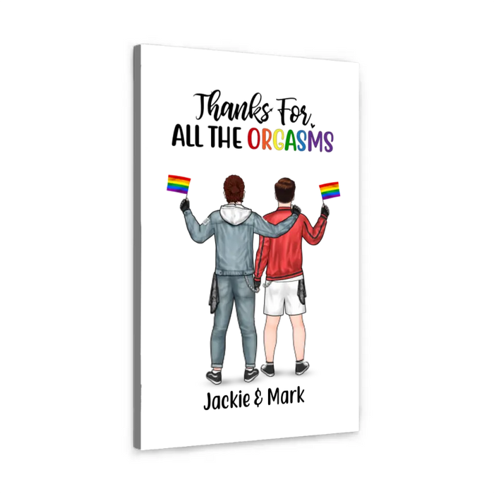 Personalized Canvas, Gifts For Him, Gifts For Her, Gifts for LGBT Couples
