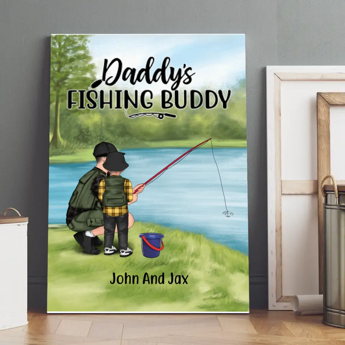 Personalized Canvas,Life Is Better At The Lake, Gift For Fishing Lovers