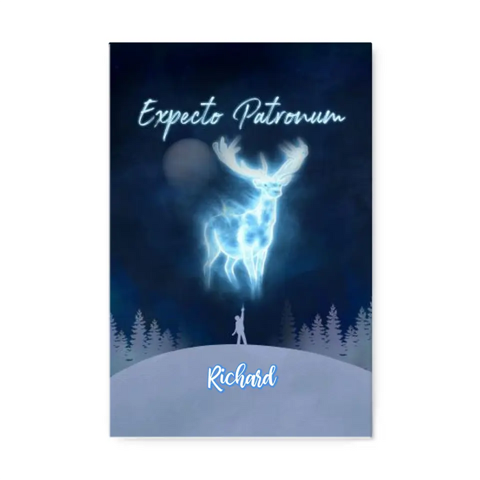 Personalized Poster, Canvas, HP Patronus Gifts for HP Lovers