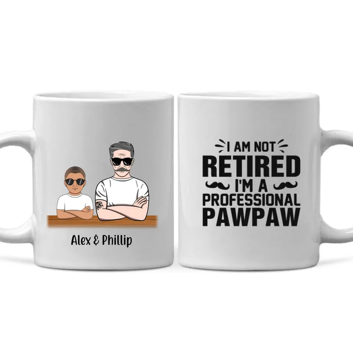 Personalized Mug, I'm A Professional Pawpaw Custom Funny Retirement Gifts