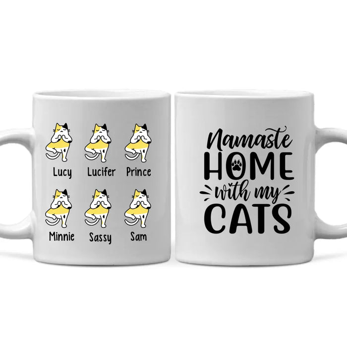 Personalized Mug, Funny Cat Yoga, Gift For Yoga Lovers, Gift For Cat Lovers