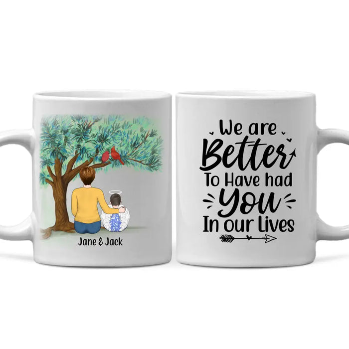 Personalized Mug, Memorial Gift for Children Loss, Loss of Son, Loss of Daughter