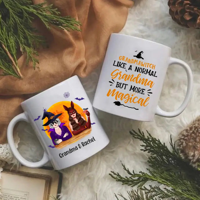 GrandmaWitch Like A Normal Grandma But More Magical - Halloween Personalized Gifts Custom Mug For Mom