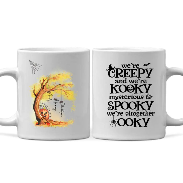 Personalized Mug, Halloween Family Tree, We're Spooky, Gifts For Halloween Family