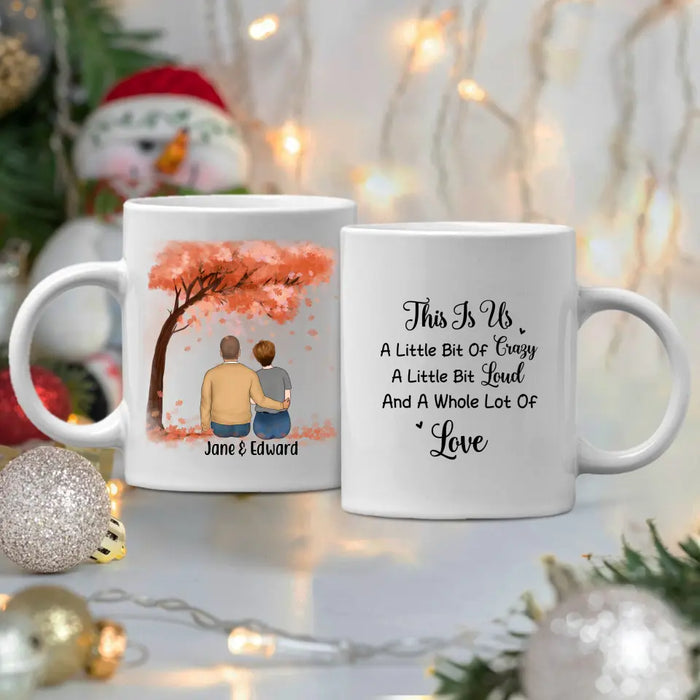 Personalized Mug, Family Sitting, Happy Anniversary, Anniversary Gift, Gift for Him, Her, Parents, Family