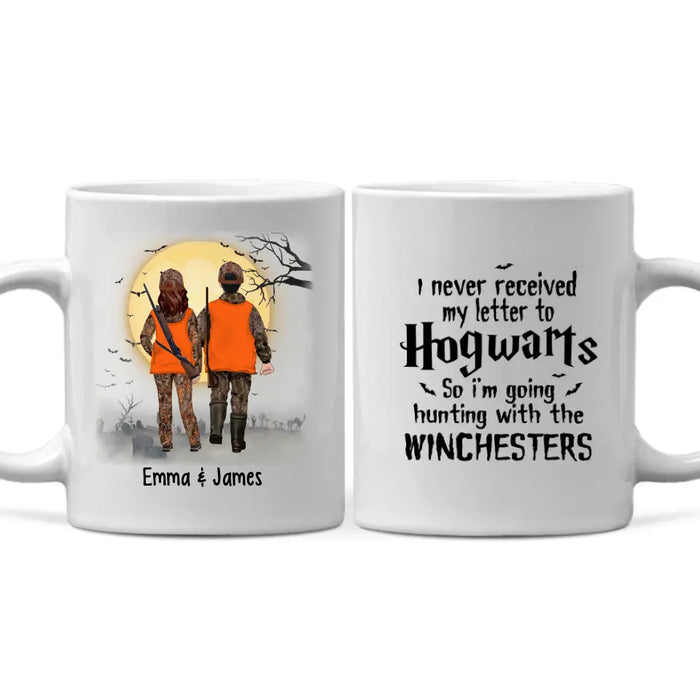 Personalized Mug, Hunting On Halloween, Gift For Hunters