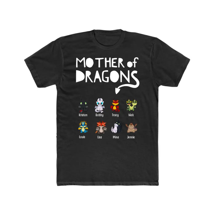 Mother Of Dragons with Children's Names - Personalized Gifts Custom Baby Dragons Shirt For Mom, Unique Gift for Mom