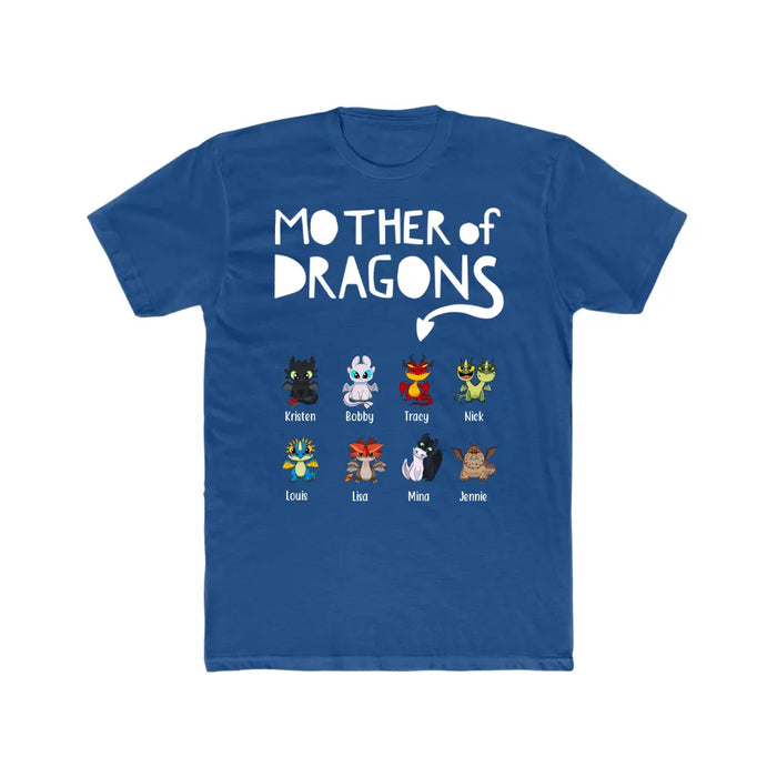 Mother Of Dragons with Children's Names - Personalized Gifts Custom Baby Dragons Shirt For Mom, Unique Gift for Mom