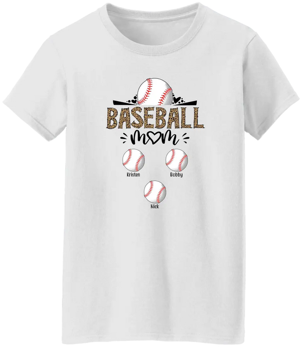 Baseball Mom - Personalized Gifts Custom Shirt for Mom, Mother's Day Gift, Baseball Lovers