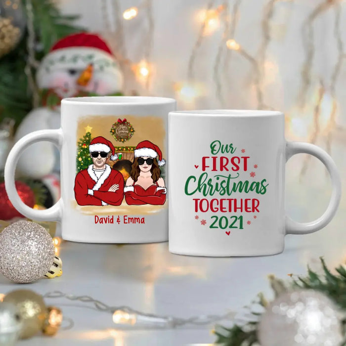 Personalized Mug, Our Christmas Together, Christmas Gift For Couple