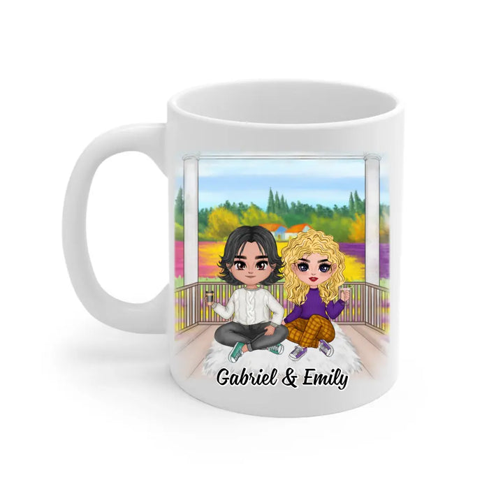 My Favorite Place In All The World - Personalized Mug For Couples, Him, Her, Valentine's Day