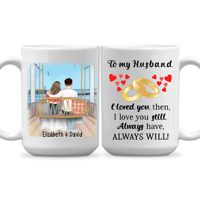 To My Husband - Personalized Gifts Custom Mug For Him For Couples For Him