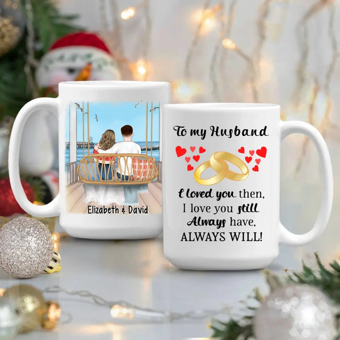 To My Husband - Personalized Gifts Custom Mug For Him For Couples For Him