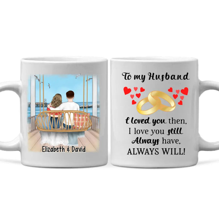 To My Husband - Personalized Gifts Custom Mug For Him For Couples For Him