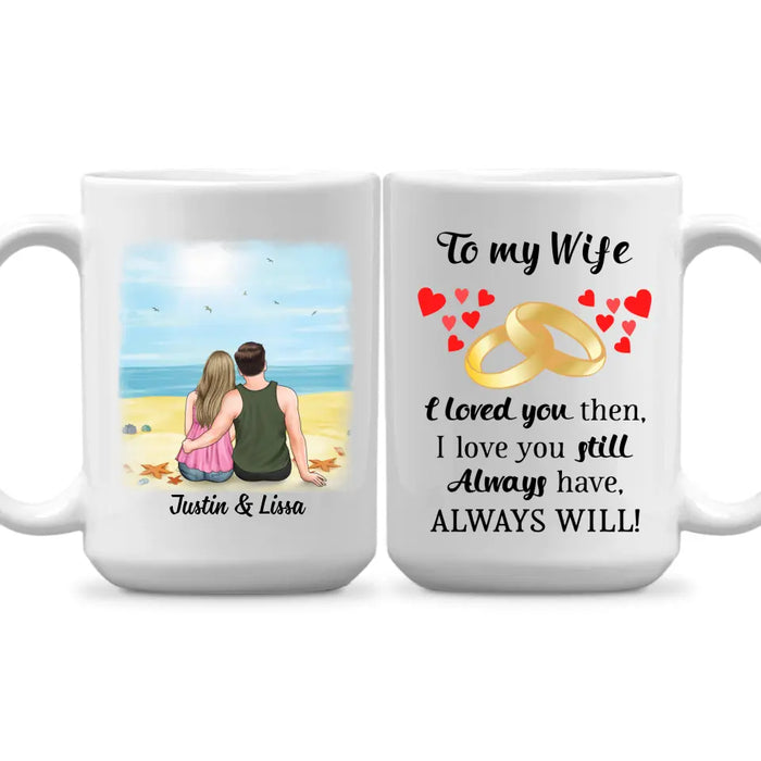 To My Wife I Will Always Love You - Personalized Mug For Couples, For Her