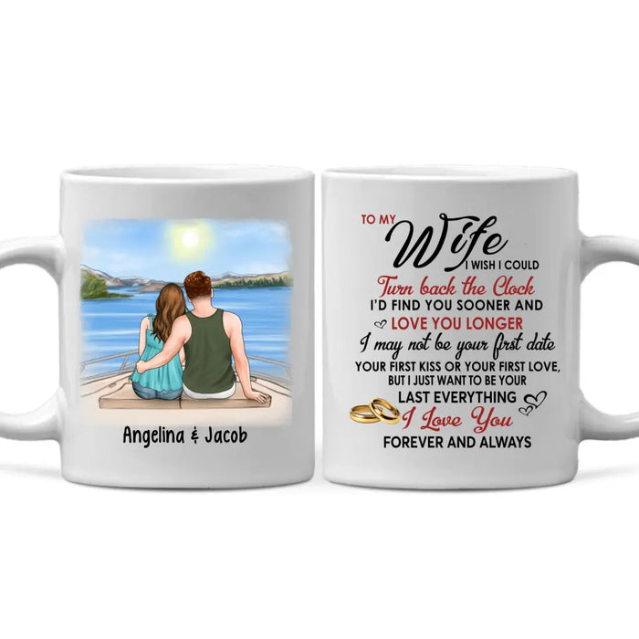 To My Wife Cruising Partners For Life - Personalized Mug For Couples, For Her, For Him, Cruise Lovers