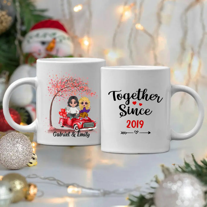 Together Since - Personalized Mug For Couples, Him, Her, Valentine's Day