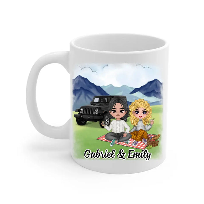 Off Road Adventure - Personalized Mug For Couples, Her, Him, Off-Road Lovers, Car Lovers
