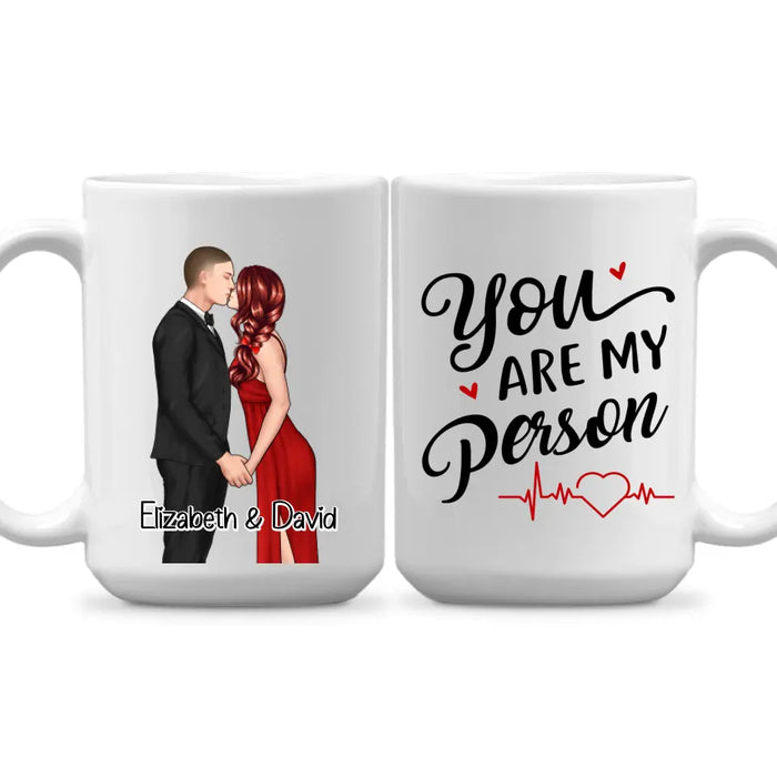 You Are My Person - Personalized Mug For Couples, Him, Her, Valentine's Day