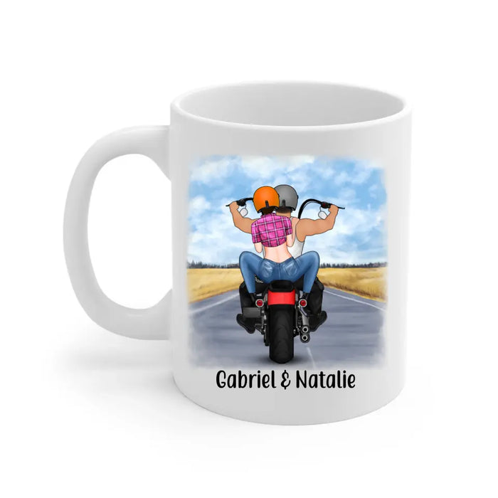 Je N’ai Pas Ma Propre Moto Mais J’ai Mon Propre Motard - Personalized Mug For Him, Her, Motorcycle Lovers