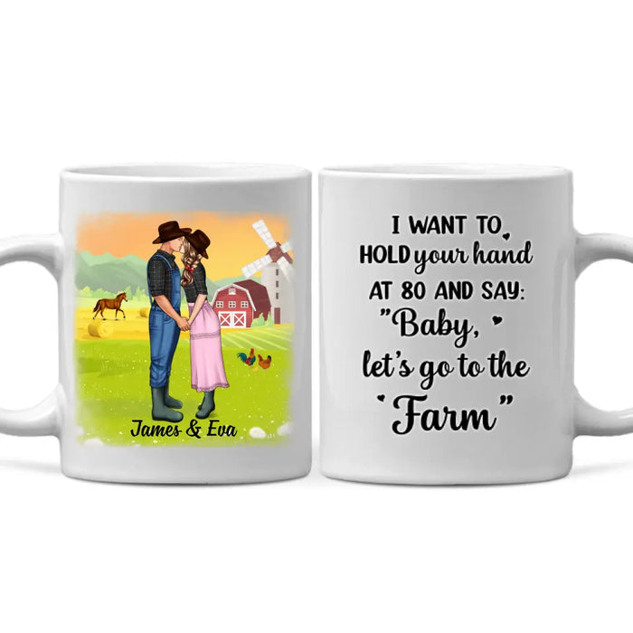 Farming Partners For Life - Personalized Mug For Couples, Her, Him, Farmer