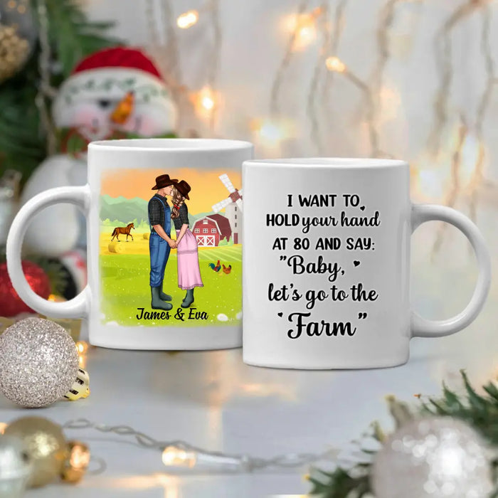 Farming Partners For Life - Personalized Mug For Couples, Her, Him, Farmer