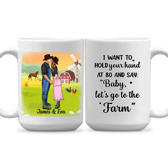 Farming Partners For Life - Personalized Mug For Couples, Her, Him, Farmer