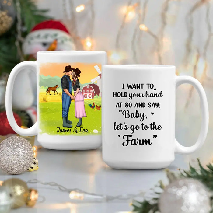 Farming Partners For Life - Personalized Mug For Couples, Her, Him, Farmer