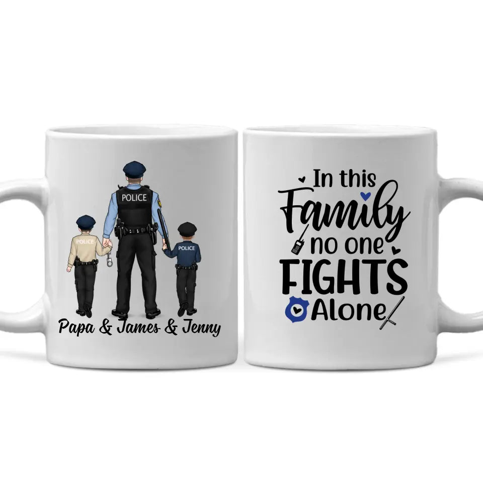 Up To 3 Kids My Hero My Friend My Dad - Personalized Mug For Dad, Fish —  GearLit