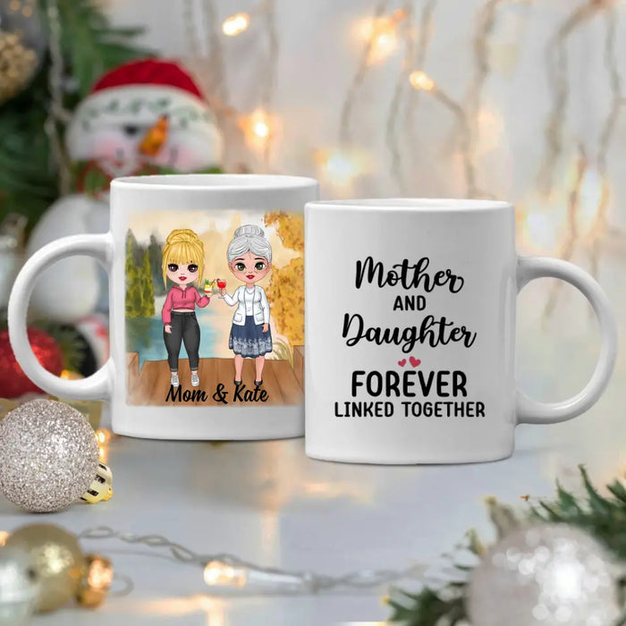 Like Mother Like Daughters - Personalized Mug For Her, Mom, Daughter
