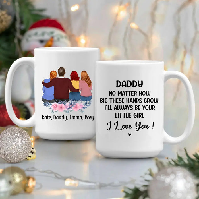 Daddy No Matter How - Personalized Gifts Custom Mug for Him for Dad for Him