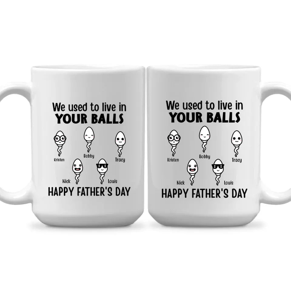 Personalised fathers fashion day mugs