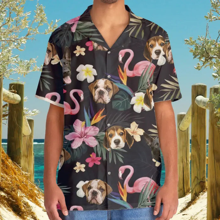 Custom Face Photo Upload Hawaiian Shirt, Hawaiian Shirt for Men, Hawaiian Shirt With Pet Photo