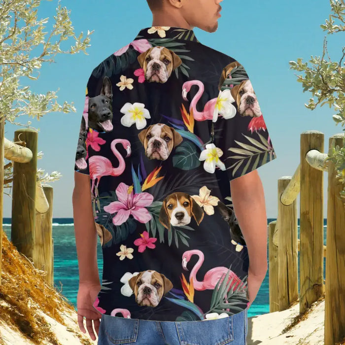 Custom Face Photo Upload Hawaiian Shirt, Hawaiian Shirt for Men, Hawaiian Shirt With Pet Photo