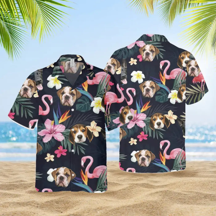 Custom Face Photo Upload Hawaiian Shirt, Hawaiian Shirt for Men, Hawaiian Shirt With Pet Photo