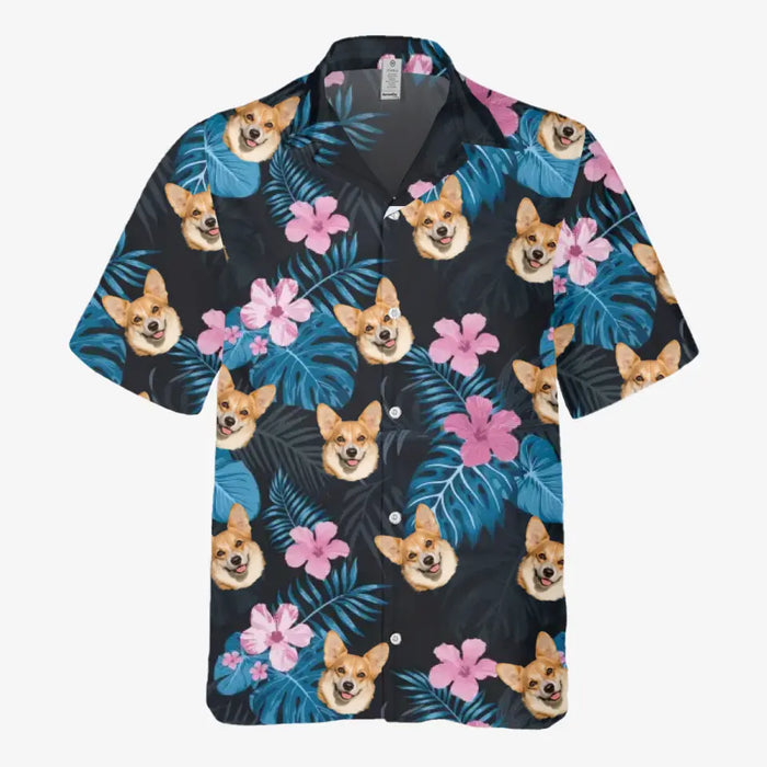 Custom Face Photo Upload Hawaiian Shirt, Hawaiian Shirt for Men Women, Hawaiian Shirt With Pet Face