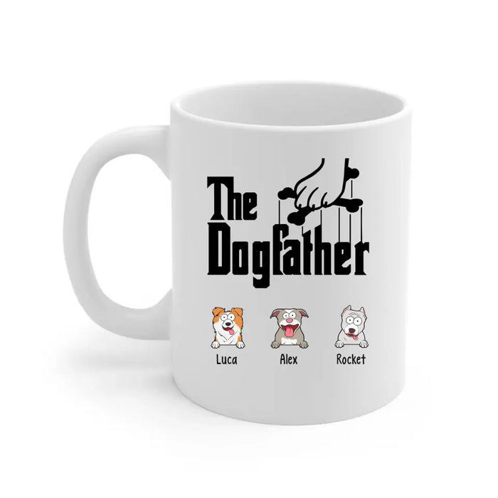 I'm A Grown Ass Man And I Do What My Dogs Want - Personalized Dog Dad Mug for Men, Custom Funny Dogfather Mug