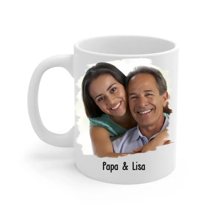 Legend Husband Daddy Grandpa Since - Personalized Upload Photo Mug, Gif for Dad, Father's Day Gift