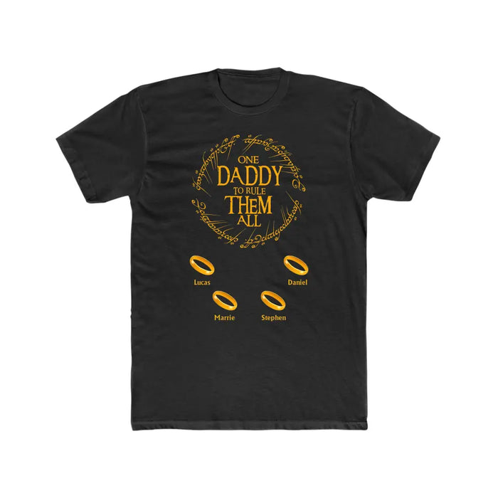 One Daddy To Rule Them All Shirt, Personalized Dad T-Shirt, Gift For Grandpa, Dad, Father's Gift