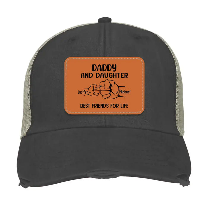 Best Friends For Life Personalized Dad Hat With Kid Names