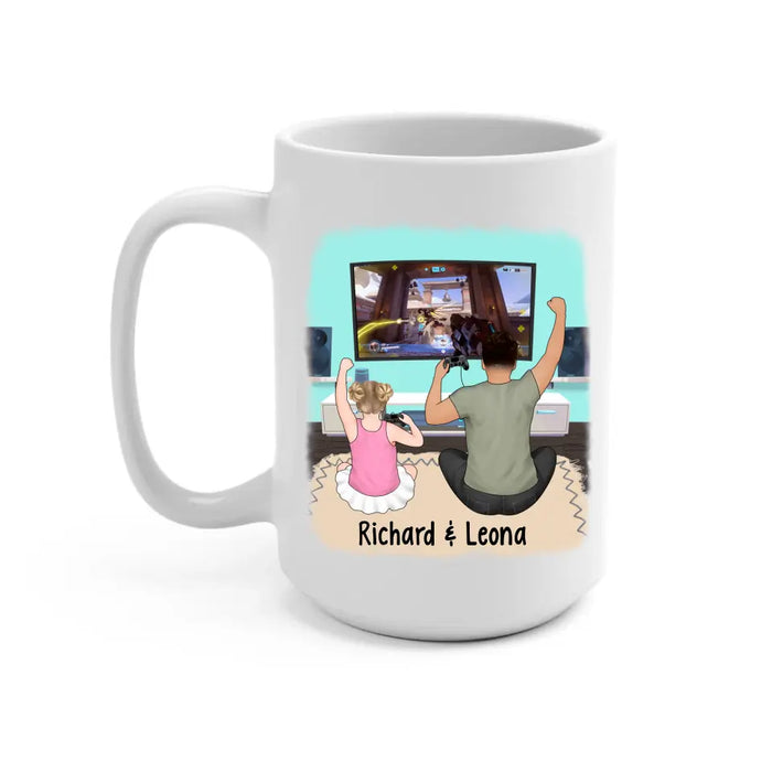 You Are the Perfect Gaming Partner in My Life - Personalized Gifts Custom Gaming Mug for Dad, Gaming Lovers